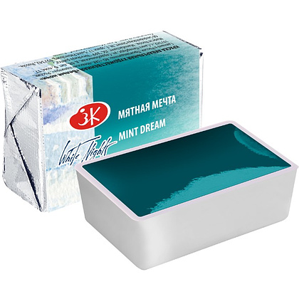 Краски акварельные "Белые ночи", 776 мятная мечта, кювета