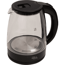 Электрочайник Oasis K-8GB, пластик, стекло, черный