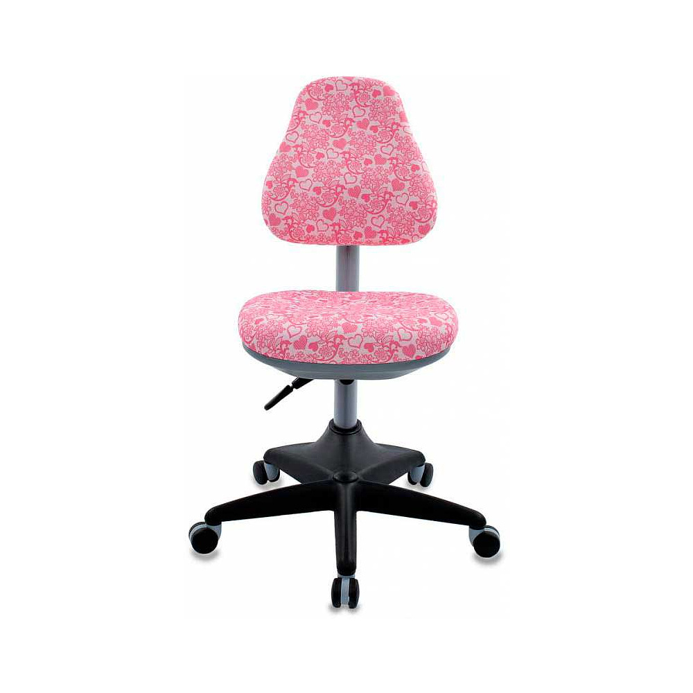 Кресло "Бюрократ KD-2", ткань, пластик, розовый  - 4