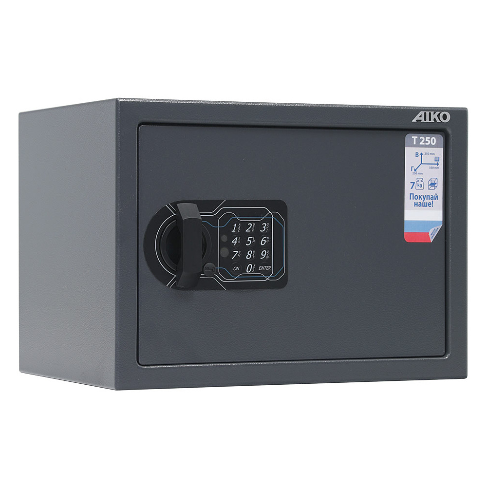 Мебельный сейф AIKO Т-250 EL, 250x350x250 мм - 2
