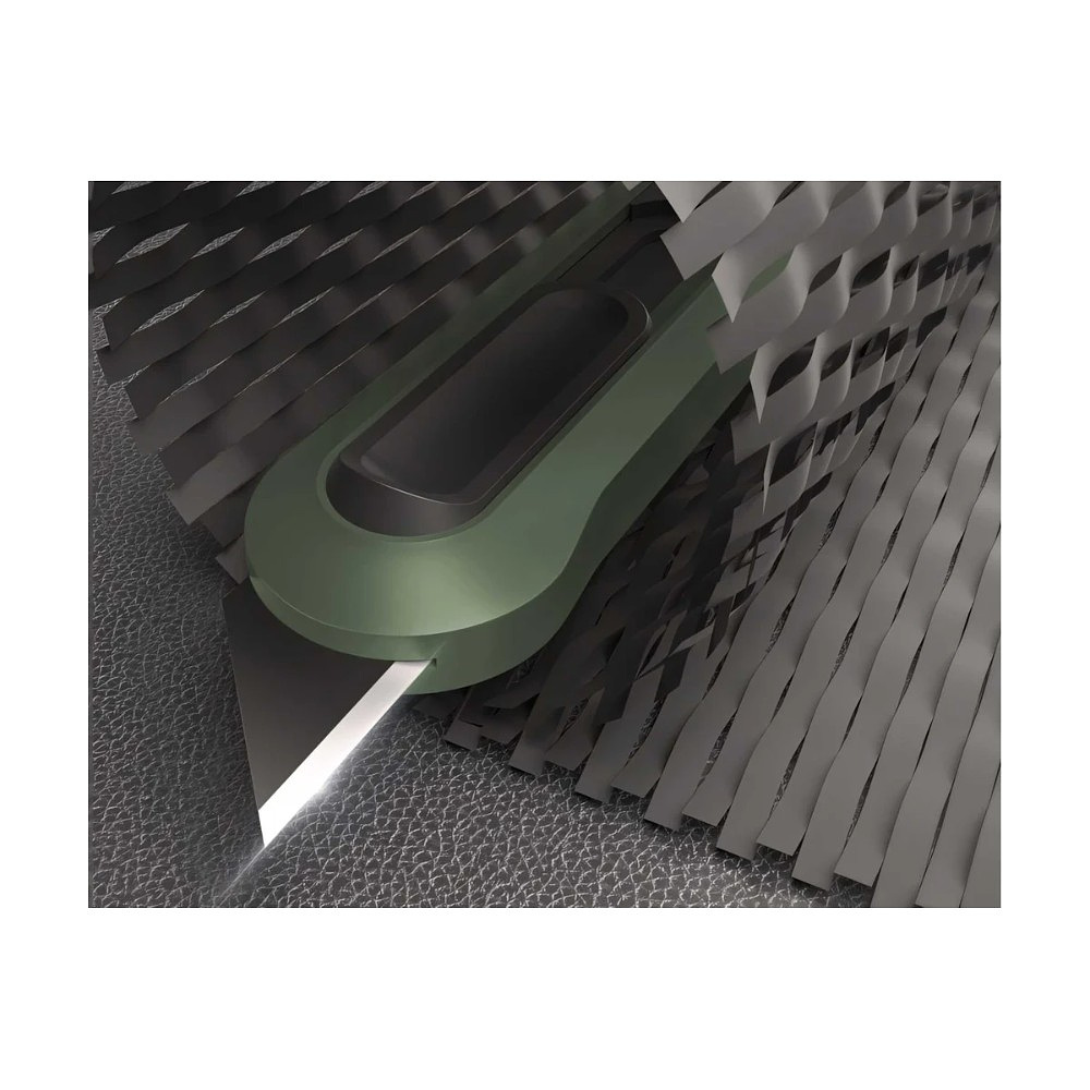 Нож строительный Deli HS EHT4008L, 135x30 мм, трапеция, Soft Touch, зеленый - 5