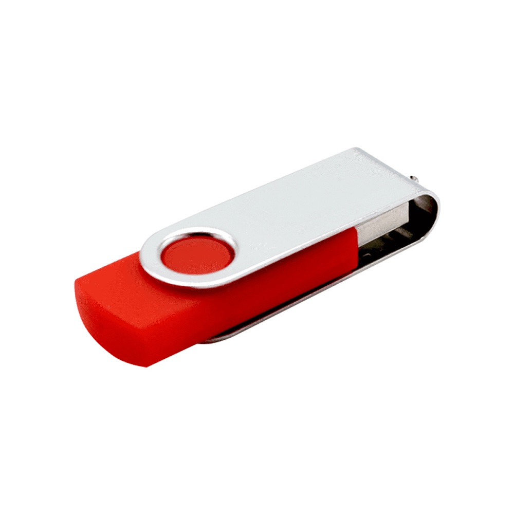 USB Flash 2.0 16 Gb VDF-008, пластик, метал, красный  