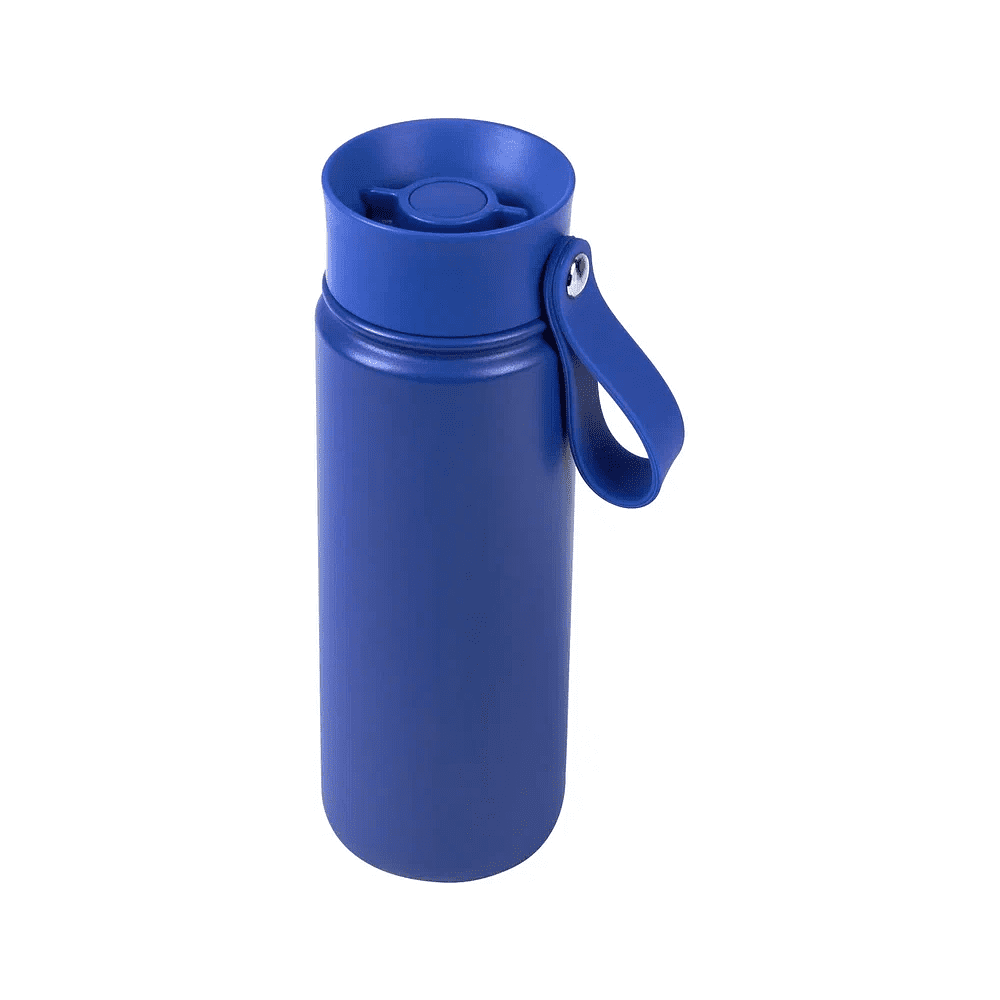 Кружка термическая "01079A", металл, 500 мл, темно-синий