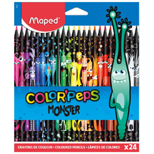 Цветные карандаши Maped "Color' Peps Monster", 24 цвета