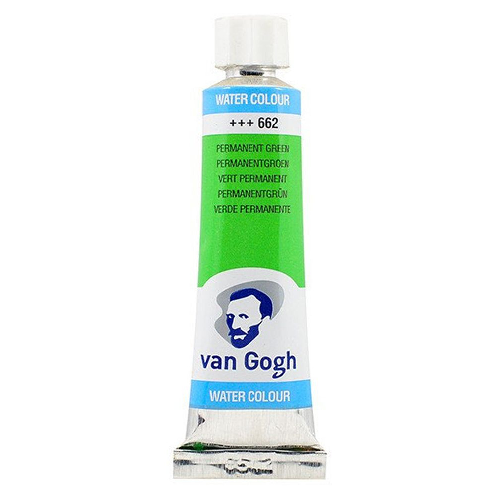 Краски акварельные "Van Gogh", 662 зеленый прочный, 10 мл