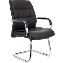 Кресло для посетителя EVERPROF BOND CF экокожа, черный  