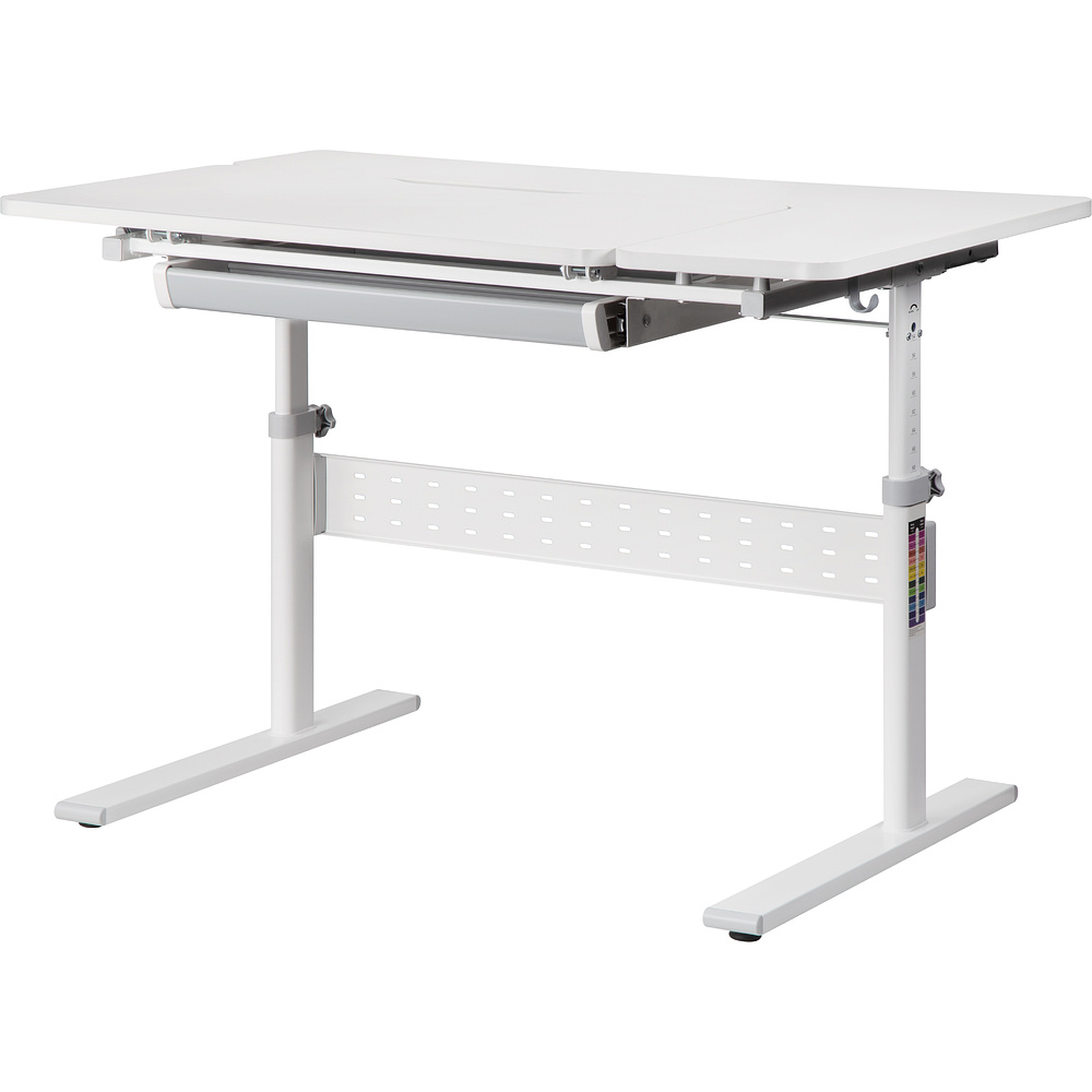 Комплект Ergosmart ученический Smart 100: парта E603 GREY, полка к парте E611 WHITE, накладка  на стол Е511 - 2