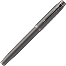 Ручка-роллер Parker "IM Monochrome T328 Bronze PVD", 0,5 мм, серый, стерж. черный