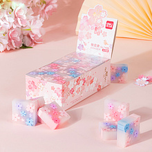 Ластик Deli "Sakura", ассорти