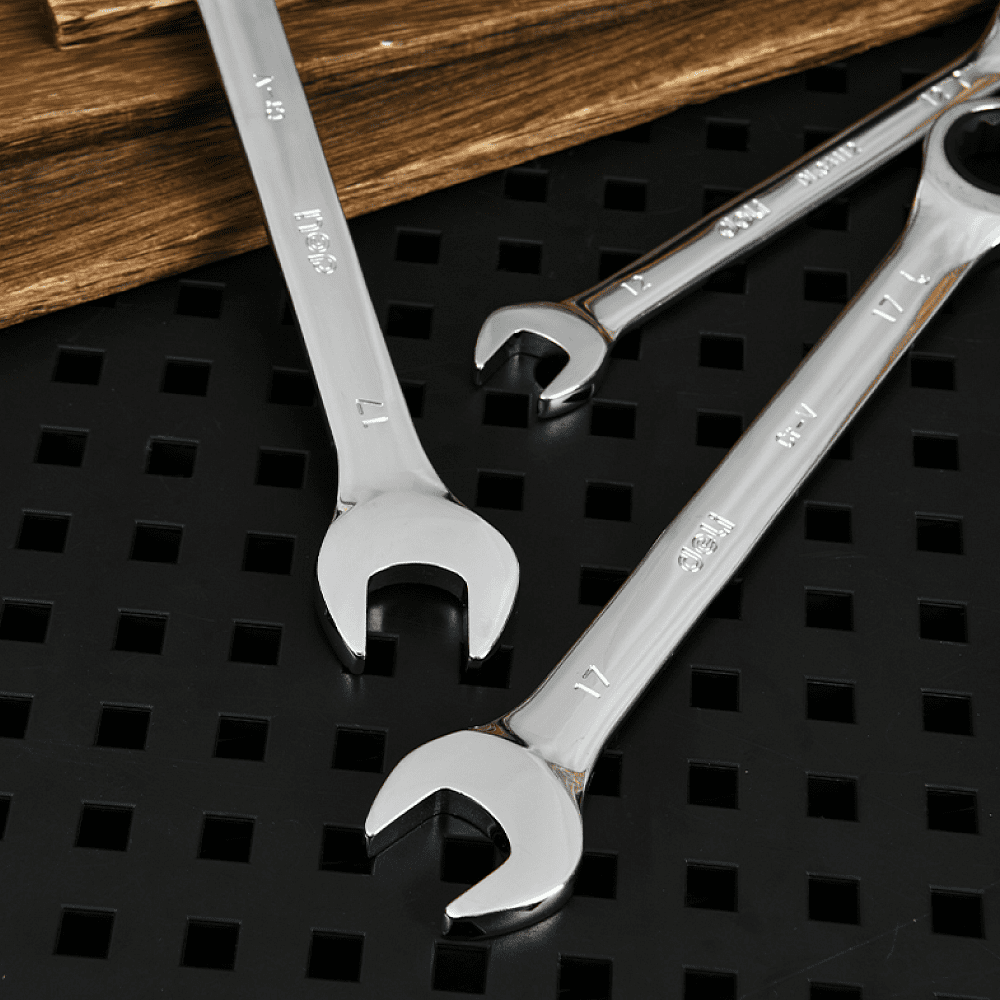 Ключ комбинированный Deli YS EDL34127, 27 мм, с трещоткой, 72 зуба - 4