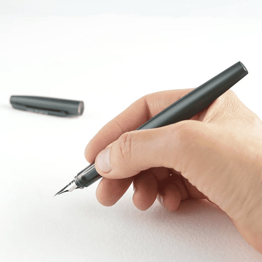 Ручка перьевая EF "Малевичъ", металл, с конвертером, набор чернила + значок, мокрый асфальт - 8