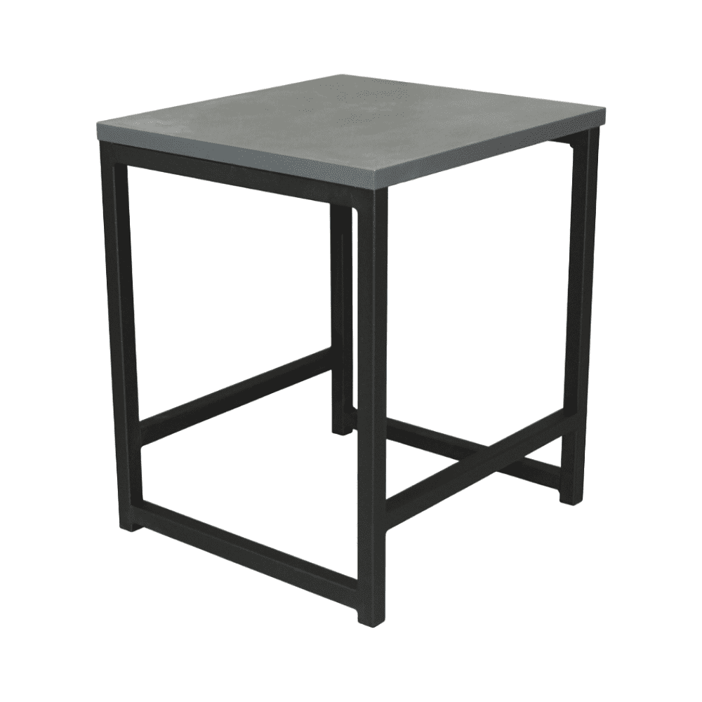 Табурет RION ALLERD, металл, ЛДСП, черный муар, Металл Бруклин