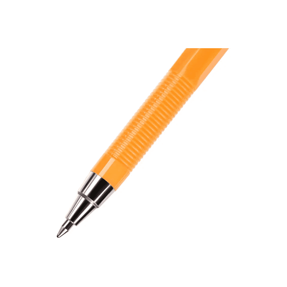 Ручка шариковая "Q-Connect", 0.4 мм, желтый, синий, стерж. синий - 5