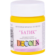 Краска акриловая по шелку перламутровая "Декола"
