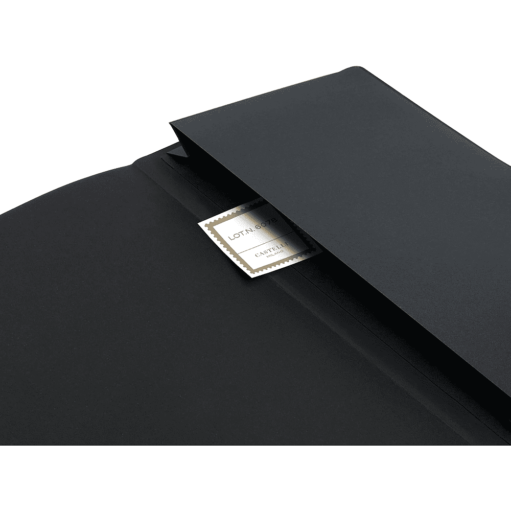 Блокнот "Copper baroqe", А5, 96 листов, черный, срез медный - 6