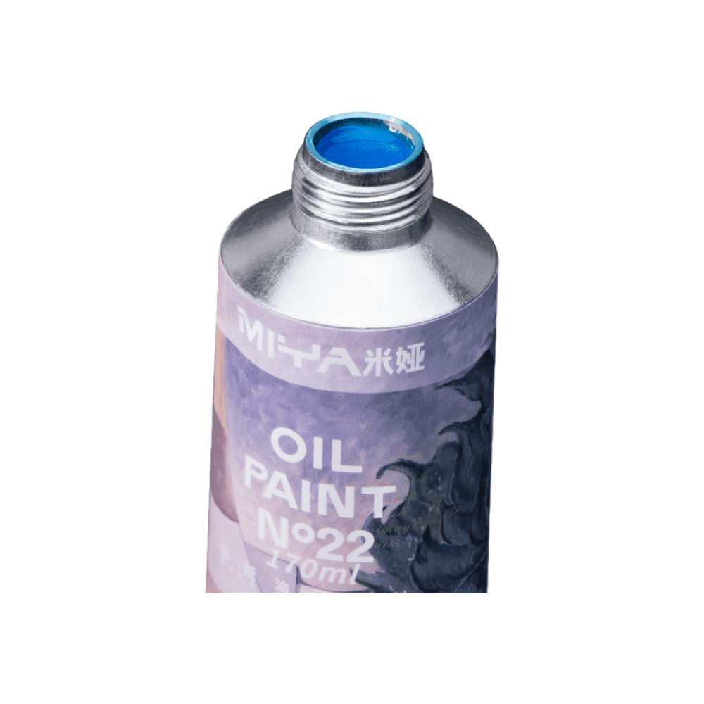 Краски масляные "HIMI.MIYA", оранжево-красный, 170 мл., туба - 3