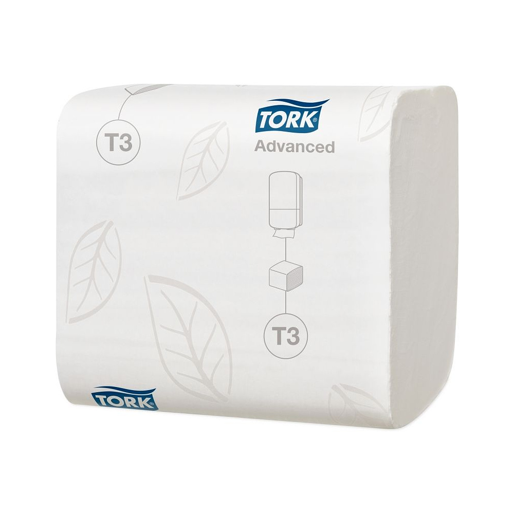 Бумага туалетная листовая Т3 "Tork Advanced", 2 слоя