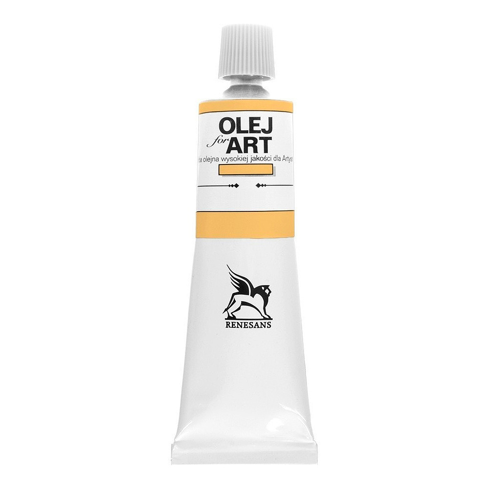 Краски масляные Renesans "Oils for art", 05 желтый неаполитанский розоватый, 60 мл, туба