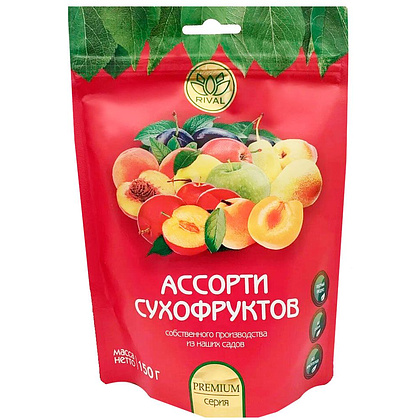 Сухофрукты "Ривал", 150 г, ассорти