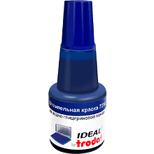 Краска штемпельная "Ideal", 24 мл, синий