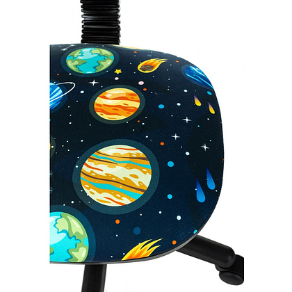 Кресло детское Бюрократ CH-204NX, ткань, темно-синий космонавт, пластик - 5