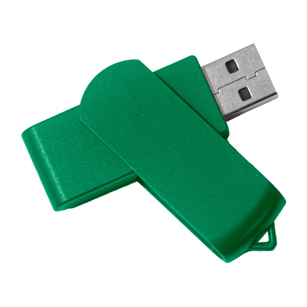 Карта памяти USB Flash 2.0 "Swing", 8 Gb, зеленый - 2