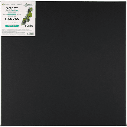 Холст на подрамнике "Ладога", 50х50 см, хлопок, среднее зерно