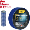 Изолента ПВХ Deli YS EDL5265, 18 мм x 10 м, 130 мкм, синяя - 2