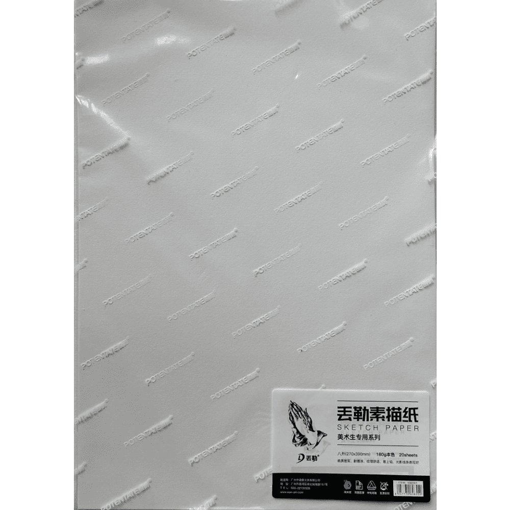 Бумага для рисования "Potentate", целлюлоза, 10 листов, 54х78.7 см