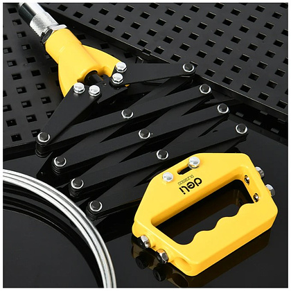 Заклепочник рычажно-складной Deli YS EDL236932, 812 мм, 3.2-6.4 мм, желтый, черный - 5