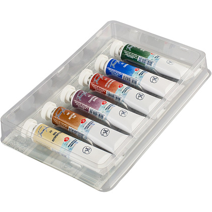 Краски акварельные "Белые ночи палитра Петербурга", набор 6 цветов, тубы - 5