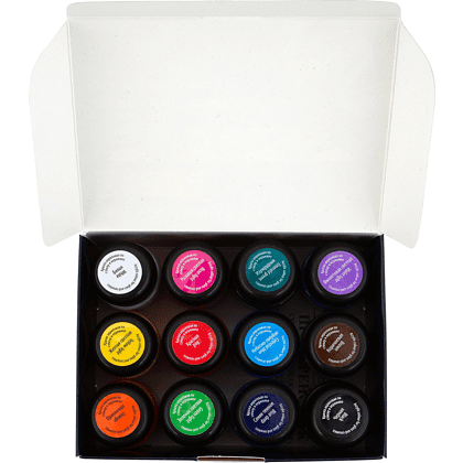 Краска акриловая по стеклу и керамике "Декола", набор 12 цветов, 20 мл, банки - 4