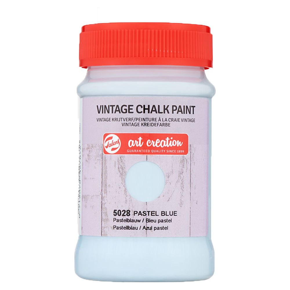 Краска декоративная "VINTAGE CHALK PAINT", 100 мл, 5028 пастельный синий