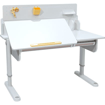 Комплект Ergosmart ученический Caravel: стол регулируемый Caravel, полка с подставкой для книг Wooden space - 15