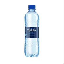 Вода минеральная питьевая "Тuran. Лёгкая", газированная 0.5 л, пластиковая бутылка