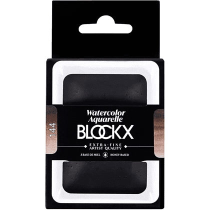 Краски акварельные "Blockx. Giant pan", 144 сепия, 18 мл., кювета