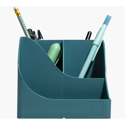Подставка для ручек Exacompta "Skandi", 155x119x109 мм, тихоокеанский синий - 5