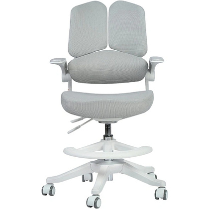 Кресло детское YOKA YC-10 Vally, сетчатая ткань, серый, пластик, белый - 2