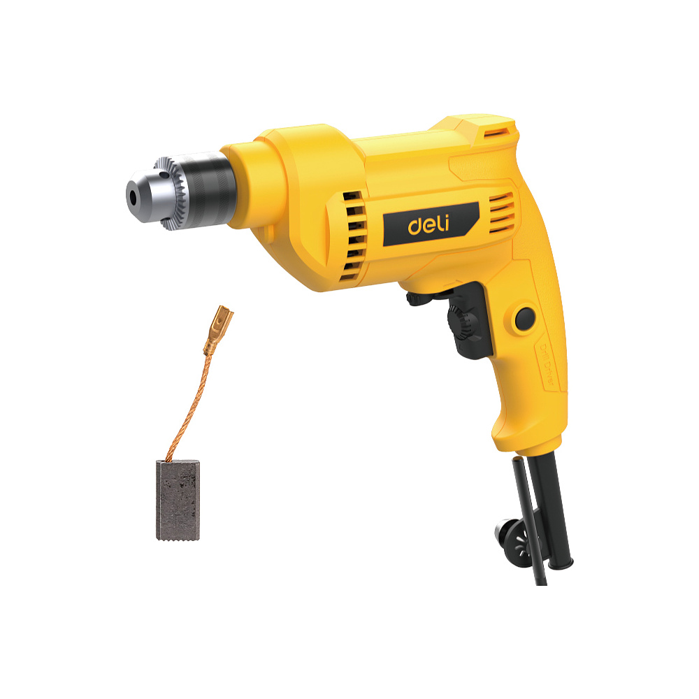 Дрель Deli YS EDL-DZ10-E3 500 Вт, 3300 об/мин, 1 скорость