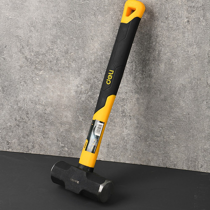 Кувалда Deli YS EDL447004, 1,8 кг, фибергласовая рукоятка, восьмигранный боек - 2