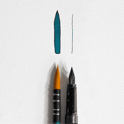 Тушь для рисования и каллиграфии "Малевичъ", 50 мл, эльфийский плащ - 3