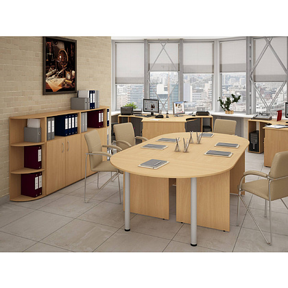 Коллекция Столица тумба мобильная С-033, 432х500х580 мм, бук - 10