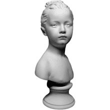 Гипсовая модель "Бюст Луизы Броньяр"