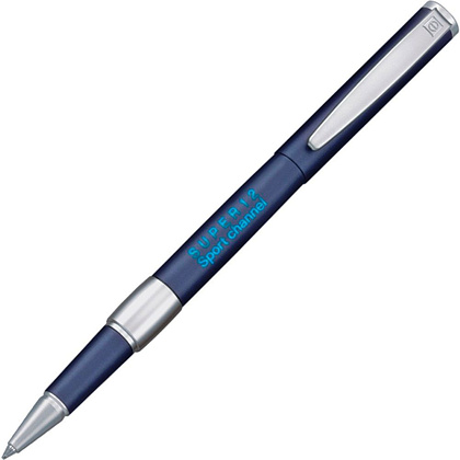 Ручка-роллер "Senator Image Chrome", 1.0 мм, темно-синий, серебристый, стерж. синий