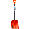Лопата снеговая val GARDENA, 370x400, морозостойкий полипропилен, ребра жесткости, стальной черенок, D-образная рукоятка, оранжевый - 2