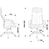Кресло для руководителя Бюрократ CH-608SL/ECO, эко.кожа, металл, черный - 10