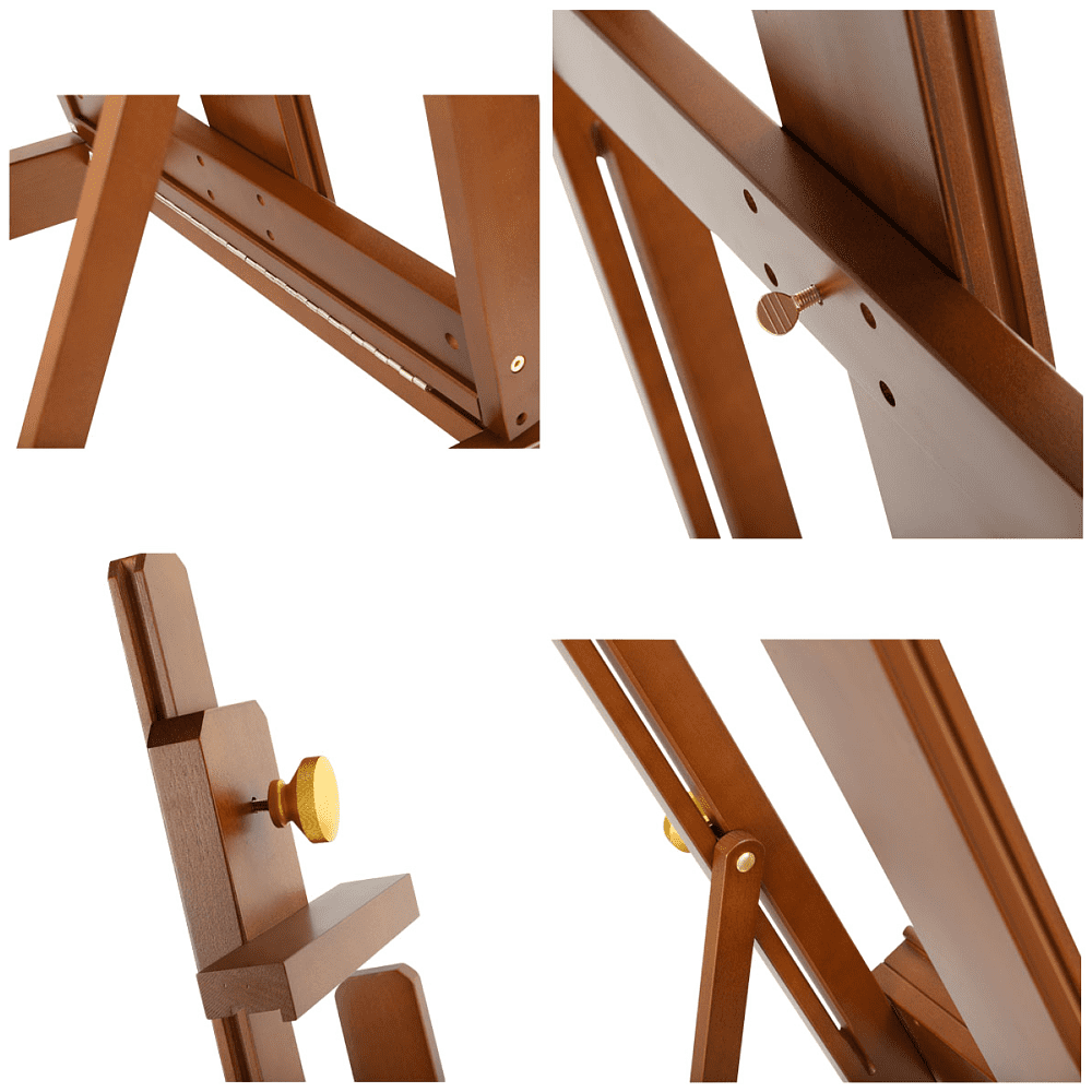 Мольберт-станок "Старый мастер", красный бук, 230 см, холст до 194 см - 8