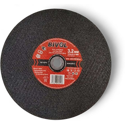 Круг отрезной по металлу BIVOL T41-355х3,2х25,4 мм