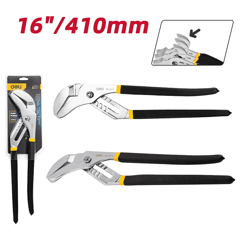 Клещи Deli YS EDL2616, переставные, 400 мм - 6