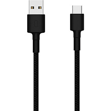 Кабель Xiaomi "Mi Braided", USB Type-C , 1 м, черный 
